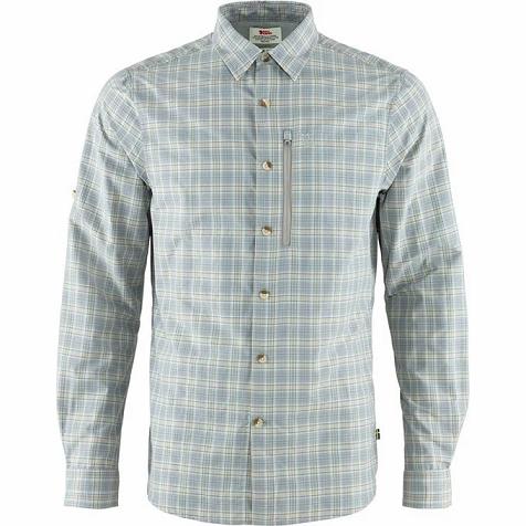 Fjallraven Abisko Shirts Grey Singapore For Men (SG-292036)